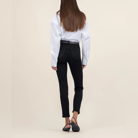 NWT Kut From The Kloth Women's Stevie Straight Leg Jeans Black Size 2 - Picture 2 of 8